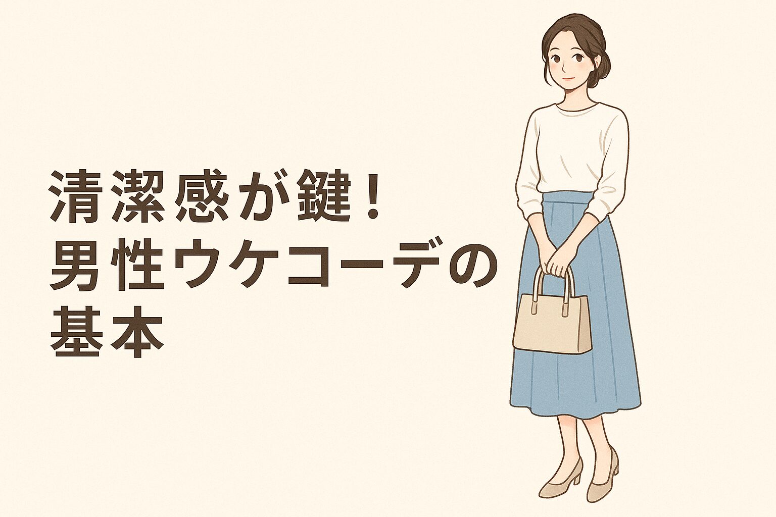 清潔感が鍵！男性ウケコーデの基本