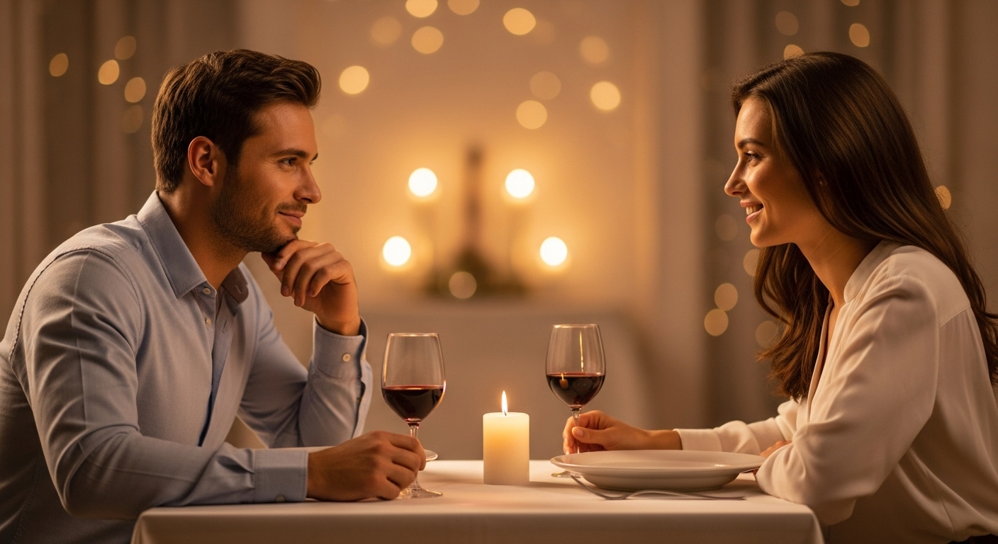 2人で食事で脈ありの男性サイン