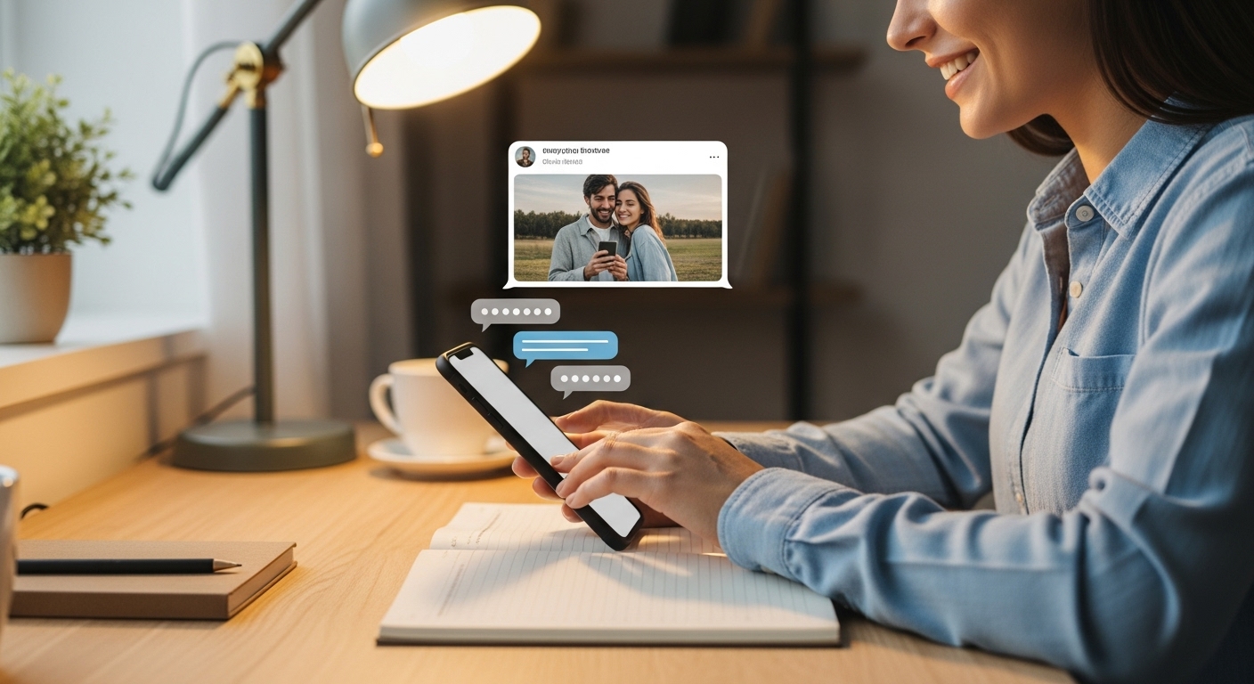 投稿内容をきっかけにDMを送る