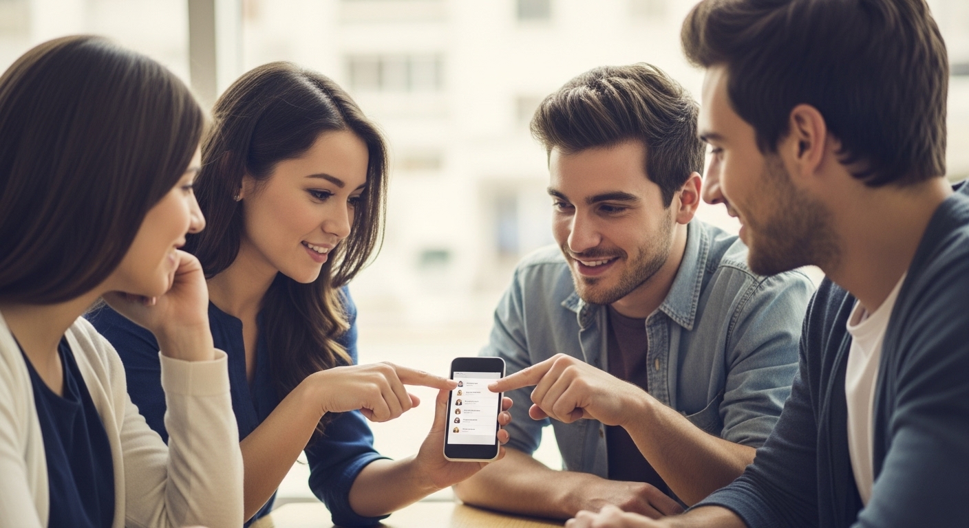 連絡先同期や共通の友人を活用する