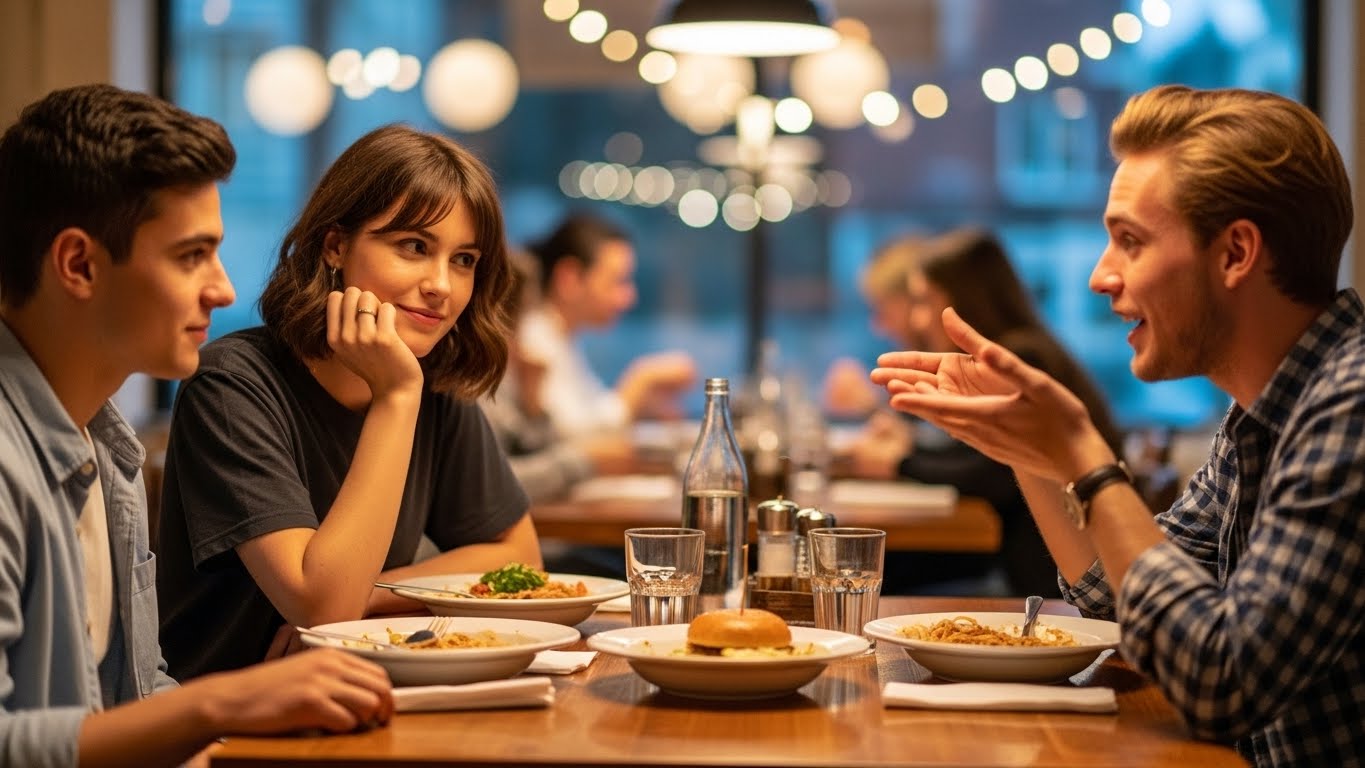 3人でご飯だと脈なしは勘違い？