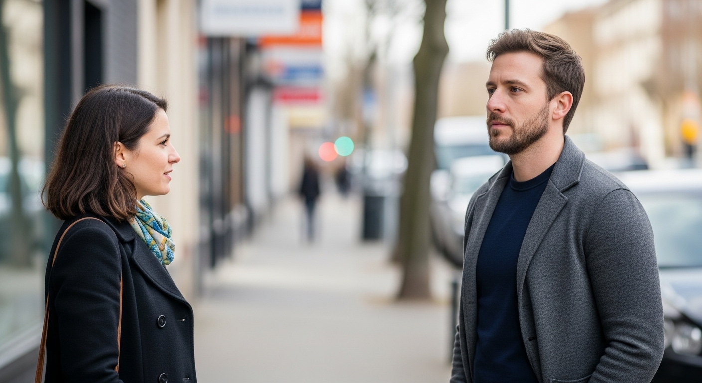 視線や体の向きが合わないなら撤退の合図かも