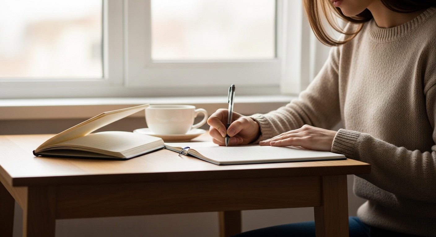 感情をノートに書き出すジャーナリング効果