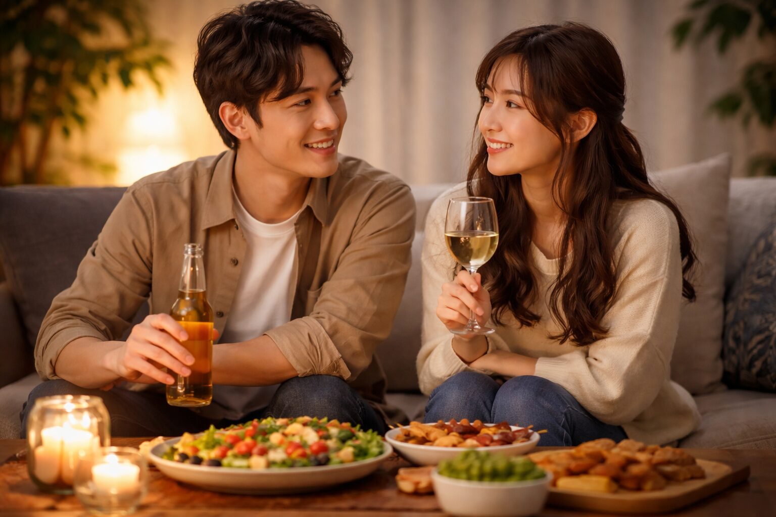 2人で宅飲みは脈ありサイン？男性心理と見分け方を解説