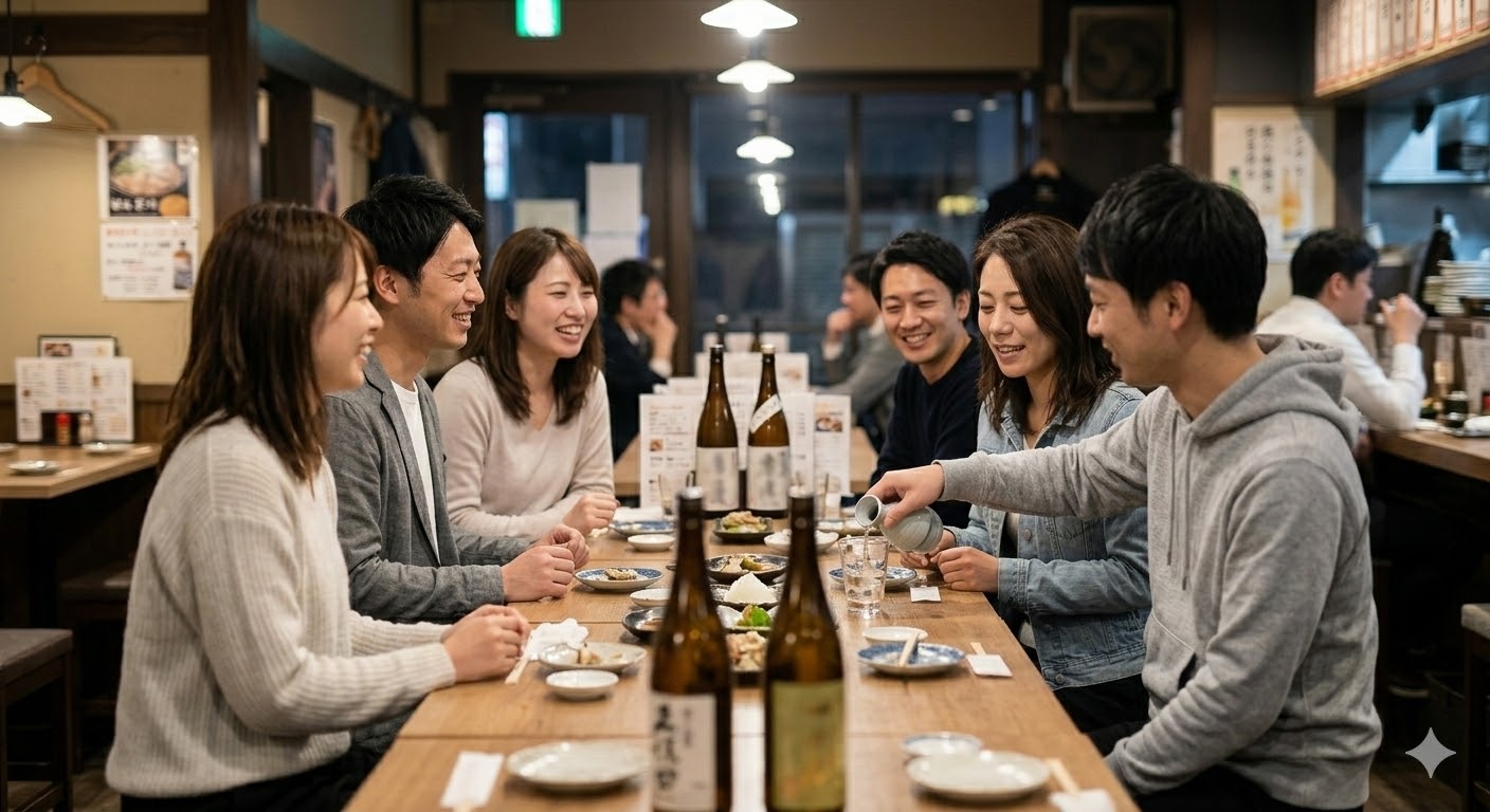 飲み会での座席と特別扱いを確認する